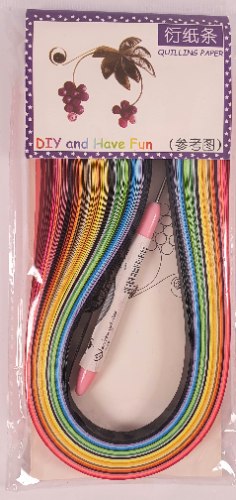 מארז רצועות נייר ומכשיר לקווילינג