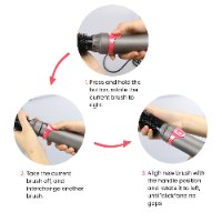 מברשת מקצועית לייבוש ועיצוב השיער 5 ב-1 – B.Hair