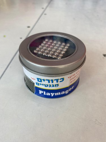 כדורים מגנטים צבע כסף