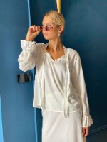 חולצת BOW - לבנה