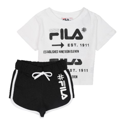 חליפת שורט שחור FILA - מידות 6 חודשים עד 8 שנים