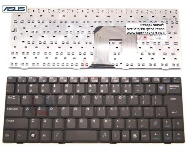 החלפת מקלדת למחשב נייד אסוס ASUS U6 U6E U6Ep U6S U6Sg U6V U6Vc Laptop Keyboard V030462BK1 , 04GNFS1KNW00