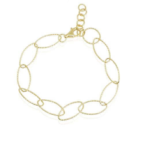 צמיד שרשראות זהב לאישה