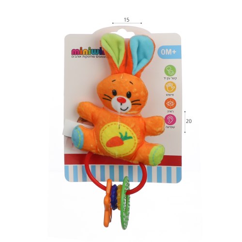 רעשן בובות רכות חיות התפתחות הילד