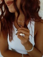 טבעת כסף ספייסי