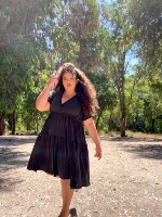 שמלת קיי אפור כהה