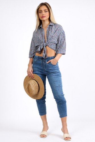 מכנס גינס קייצי