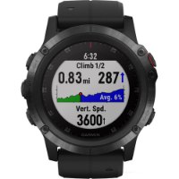 שעון דופק Garmin fenix 5X Plus Sapphire Black with Black Band 