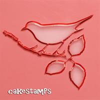 סט תבליטים - ציפור וכלוב.