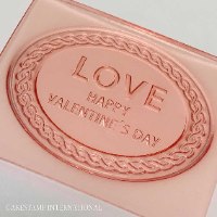 I LOVE YOU  טופר מסגרת אובלית כיתוב בולט | טופר לעוגת אהבה יום הולדת | יום אהבה | חדש מאתי דבש