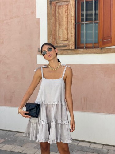 שמלת ליאו אפור