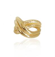 טבעת זהב לאשה | טבעת רחבה מזהב לאשה