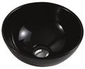 שחור - כיור רחצה מונח חרס דגם 7276 285/285/124