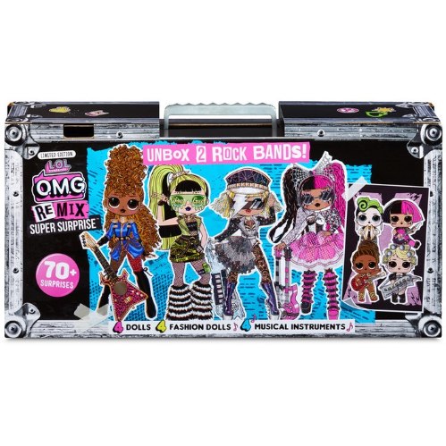 לול omg רמיקס סופר הפתעה 8 בובות מעל 70 הפתעות