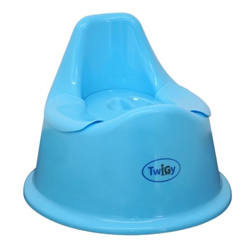 סיר לילה עם מכסה טוויגי- כחול