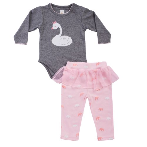 חליפת מעבר ברבור אפור כהה