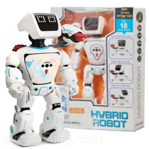 הרובוט ההיברידי הראשון שמדבר בעברית ויורה טילים !