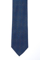 עניבה ריבועים כחול אדום