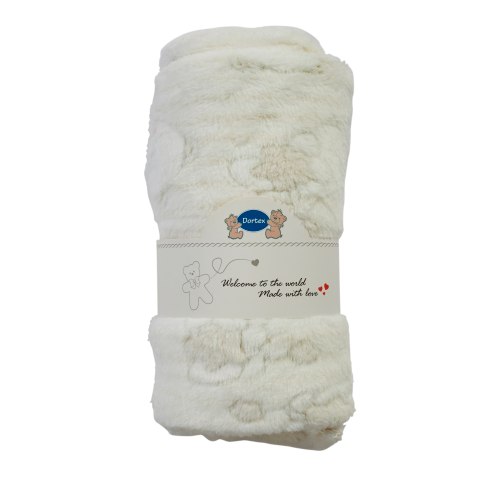 שמיכת פרווה קרם