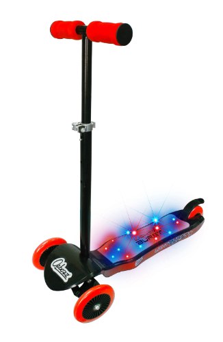 קורקינט אורות שחור אדום