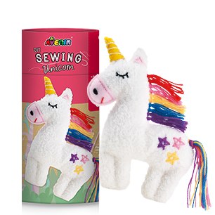 ערכה לתפירת בובה - חד קרן (25 ס"מ)