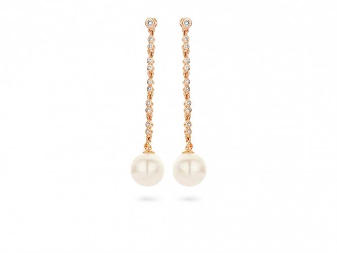 עגילי כסף 925 EA6426-pearl