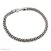 צמיד מכסף שורה אחת Z3108 | תכשיטי כסף 925 | צמידי כסף