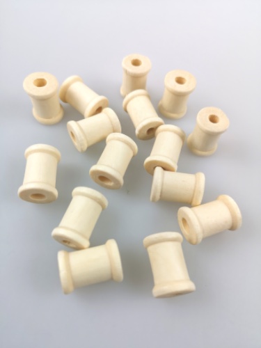 חרוזי עץ טבעי