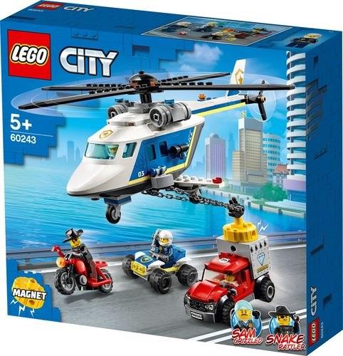 לגו סיטי מרדף הליקופטר משטרתי 60243