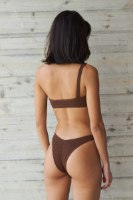בגד ים CHOCOLATE - טופ שולדר תחתון איב כיווצים
