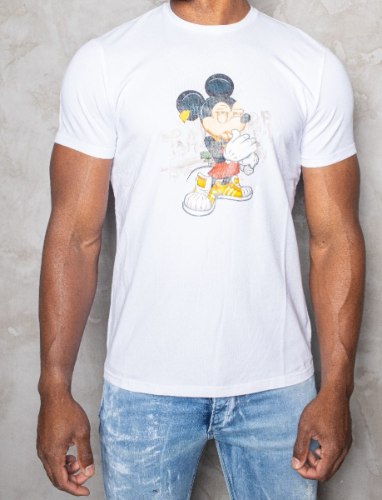 טי שרט  T - AKASHI LOGO צבע לבן