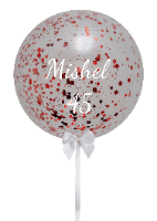 בלון שקוף כדוריות