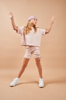 חליפת לוליפופ ורוד - DANA SIDI GIRLS