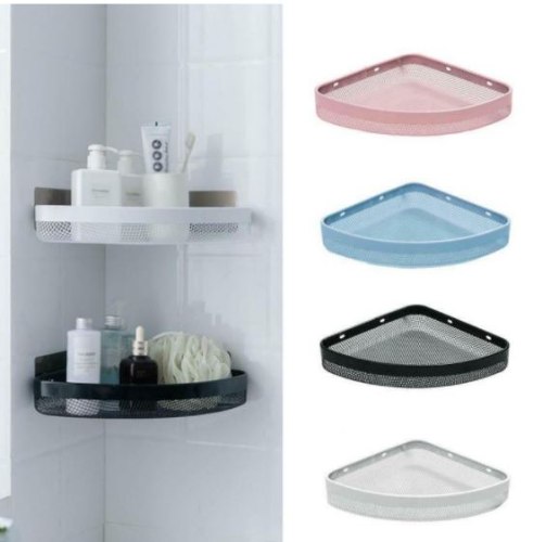 מדף קיר פינתי במגוון צבעים