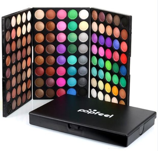 פלטת 120 צלליות מט POPFEEL מקצועיות