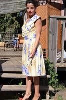 שמלת אייטיז מהודרת מידה M/L