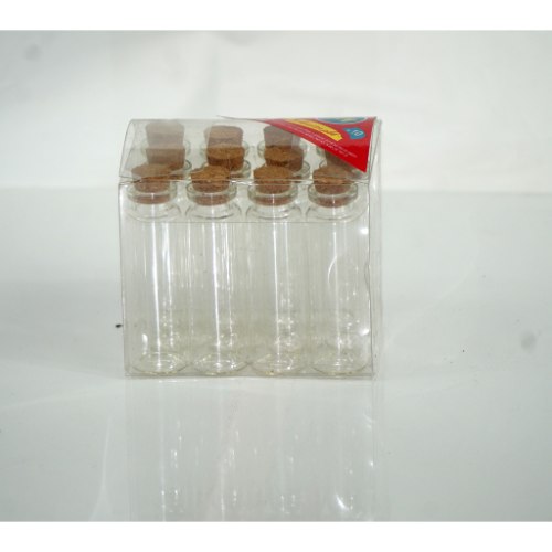 מבחנה זכוכית פקק שעם 12