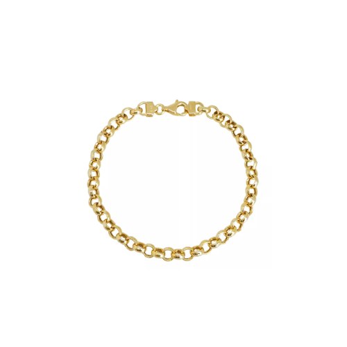 צמיד זהב חוליות לאישה מזהב 14 קאראט