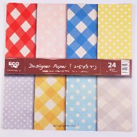 מארז נייר לעיצוב 120 גר' - רטרו 20X20