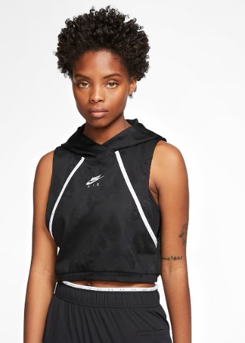 NEW טופ NIKE קפוצ'ון צבע שחור