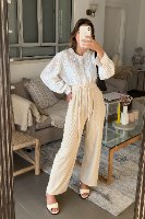 מכנס טומי זמש