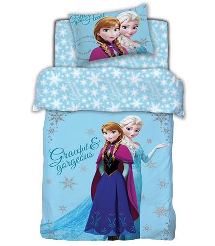 סט מלא מיטה וחצי דגם אנה ואלזה