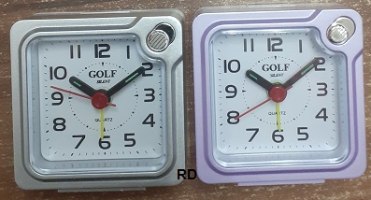 שעון מעורר שקט GOLF גולף 6*6 ס"מ נודניק