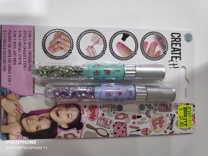 לק לציפורניים + נצנצים