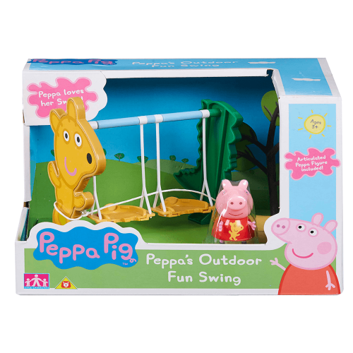 פפה פיג - חצר עם נדנדה