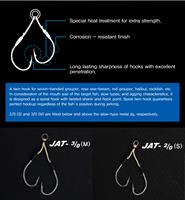 Twin assist jigging hook
