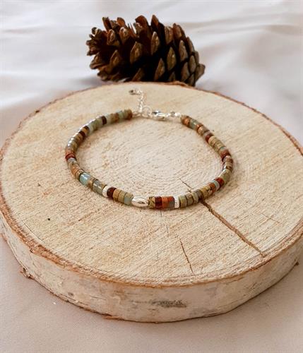 צמיד חום עתיק לגבר