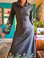 שמלת מקסי מלכותית מידה M