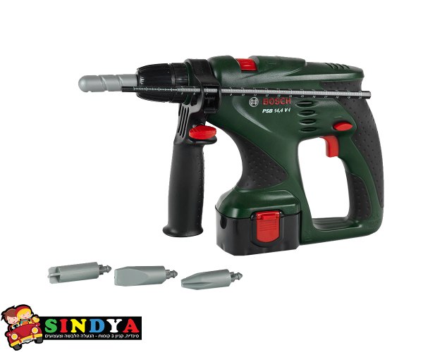 מברגה מקצועית וביטים להחלפה בוש ילדים- BOSCH KIDS