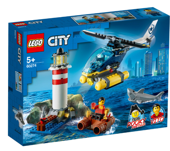 לגו סיטי – מסוק משטרתי ומגדלור 60274